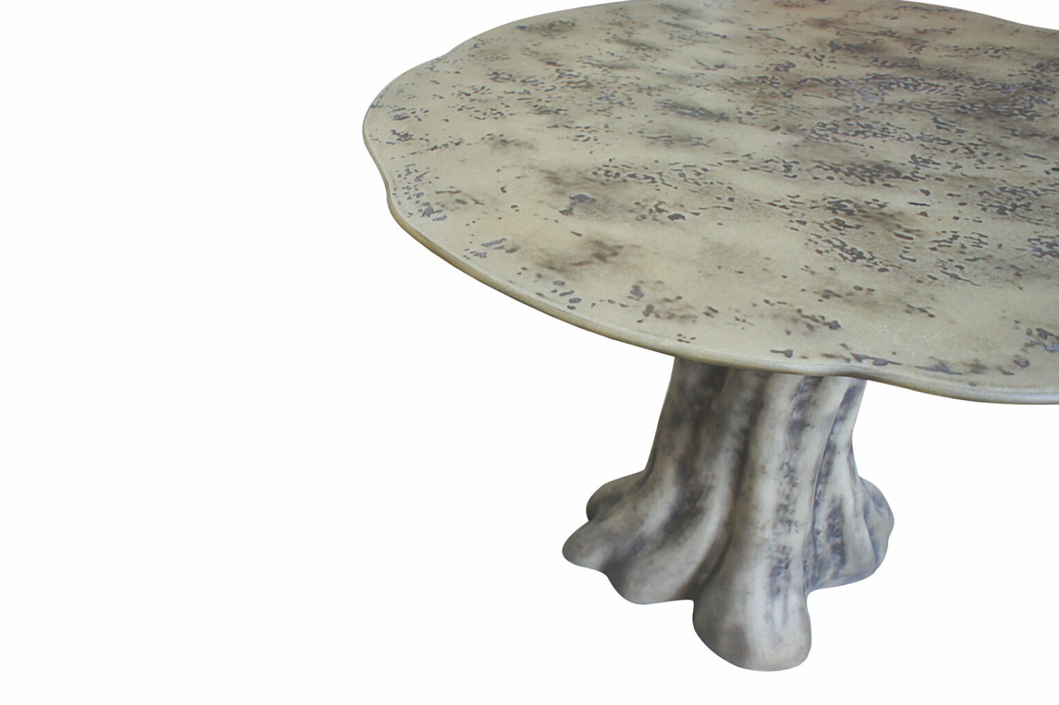 CALYPSO dining table in fiberglass finish