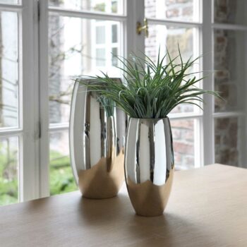 AFRICA Vase vernickelt
