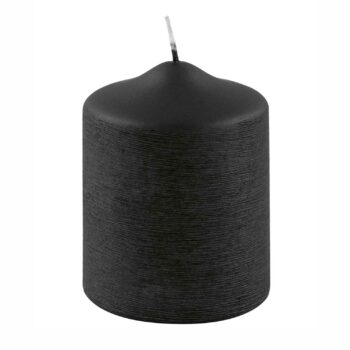 Altarkerzen metallic gebürstet 10 | 8 cm (8 Stück)