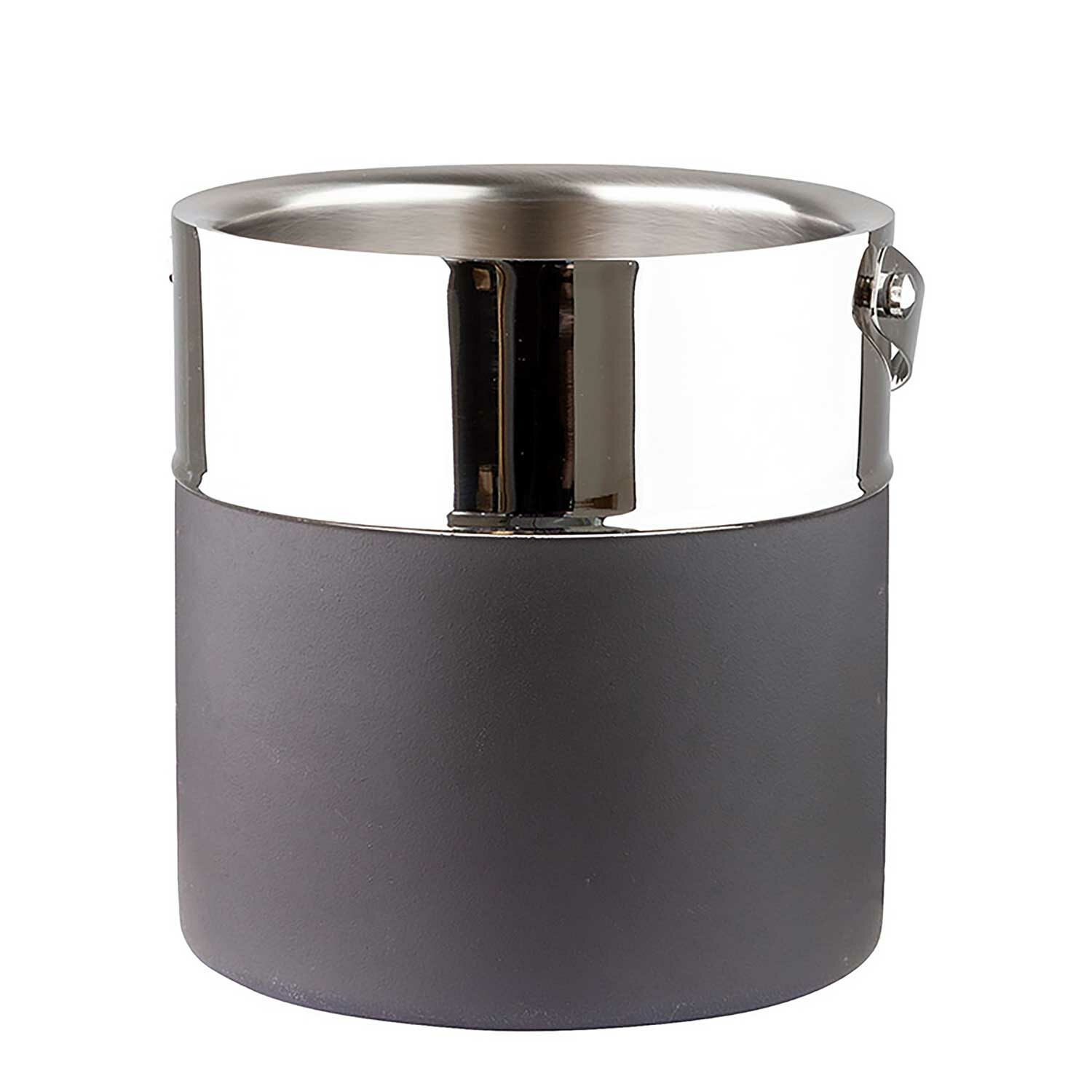 ANDOR ice bucket matt black stainless steel