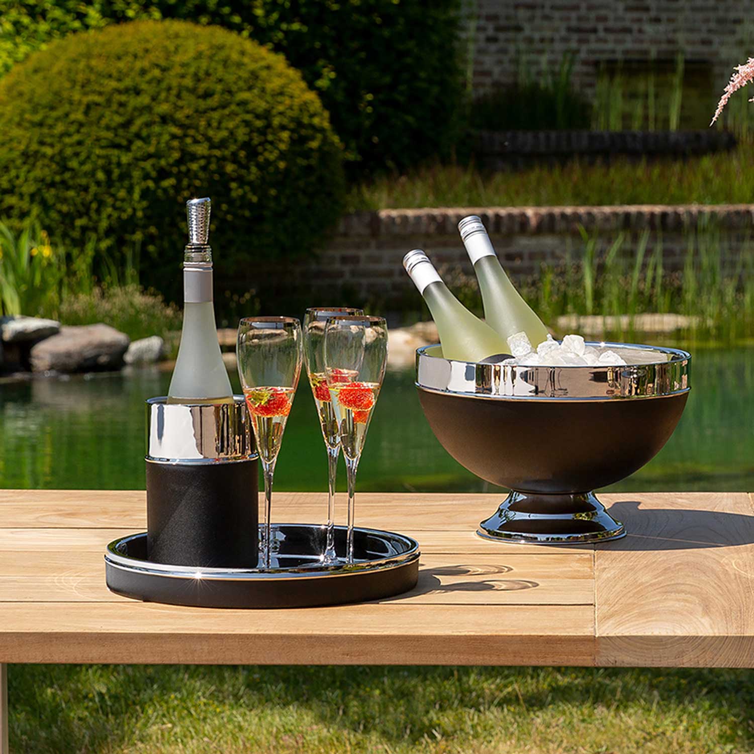 ANDOR bottle cooler black stainless steel 2 ANDOR bottle cooler black stainless steel