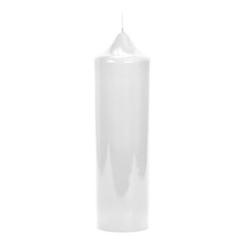 Altarkerzen gelackt H 25 cm | 8 cm (4 Stück)