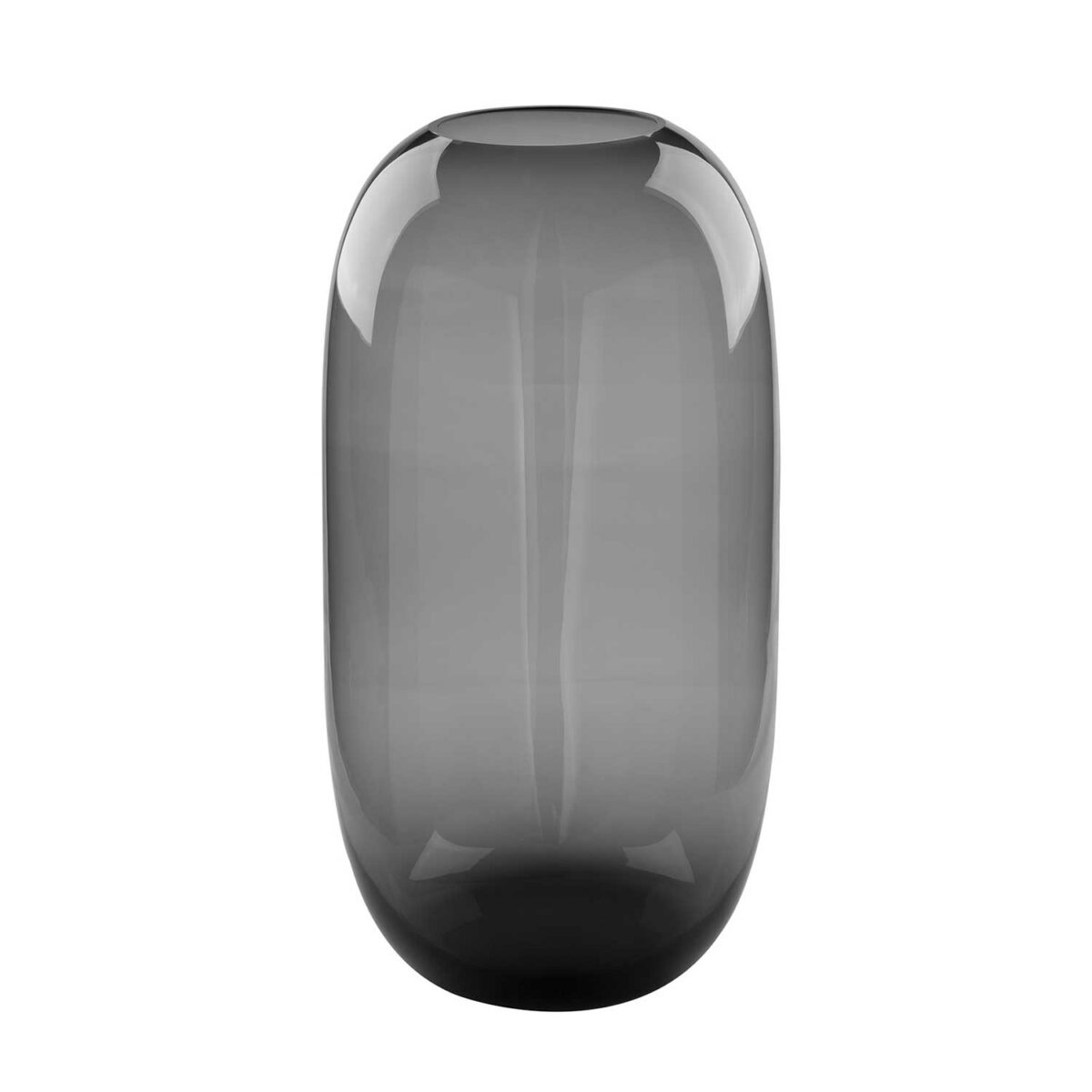 BRASIL glass vase gray