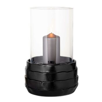 COCON lantern ceramic black matt
