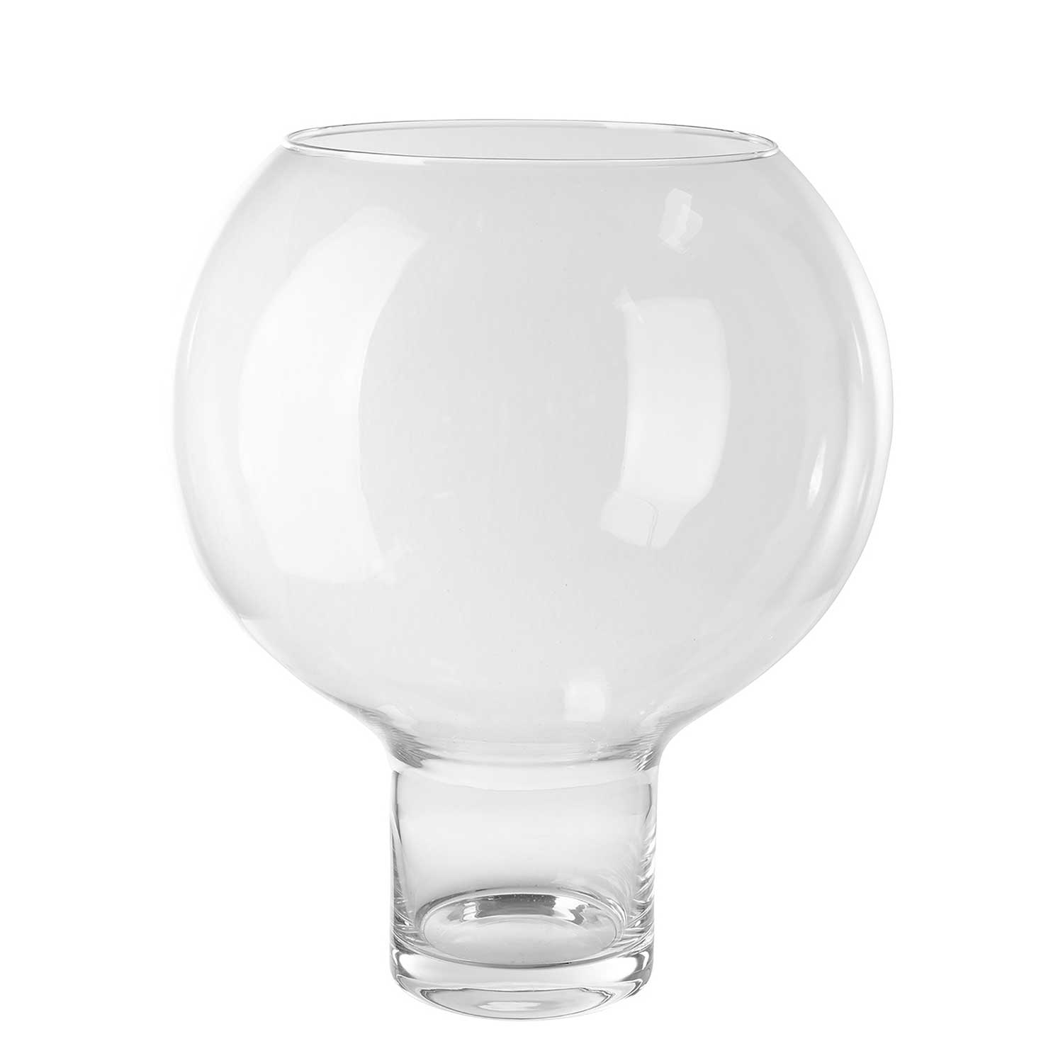 PEGO candle holder base in green patina with round glass insert 4 CORONA round glass insert for candlestick wreath 40 cm