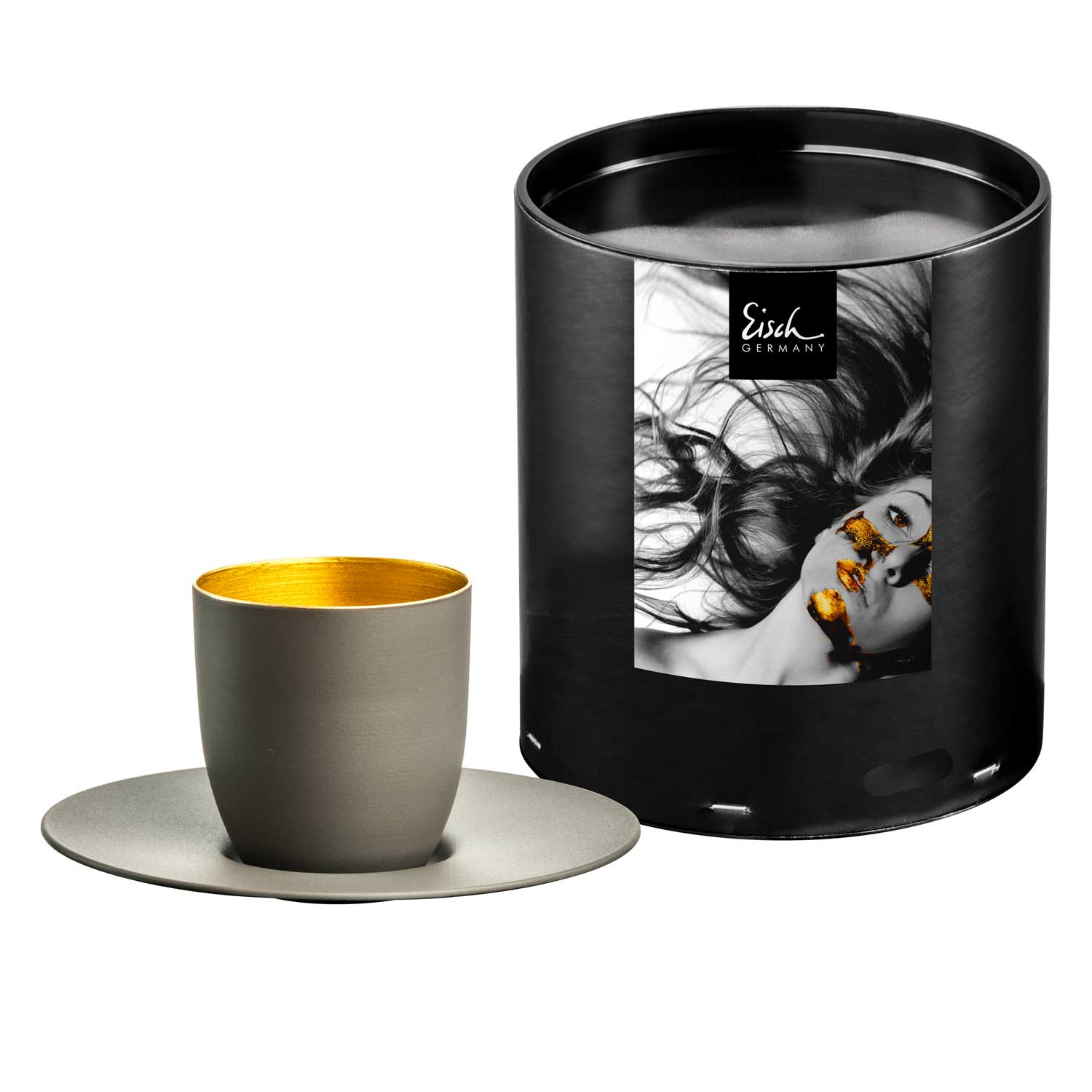 COSMO Collect espresso glass gold-mocha 1 COSMO Collect espresso glass gold-green