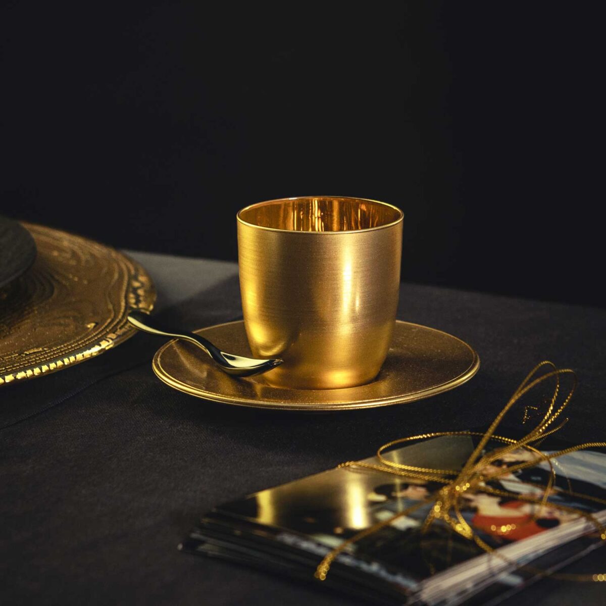 COSMO Collect espresso glass gold