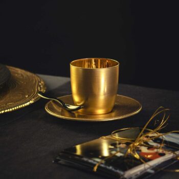 COSMO Collect espresso glass gold