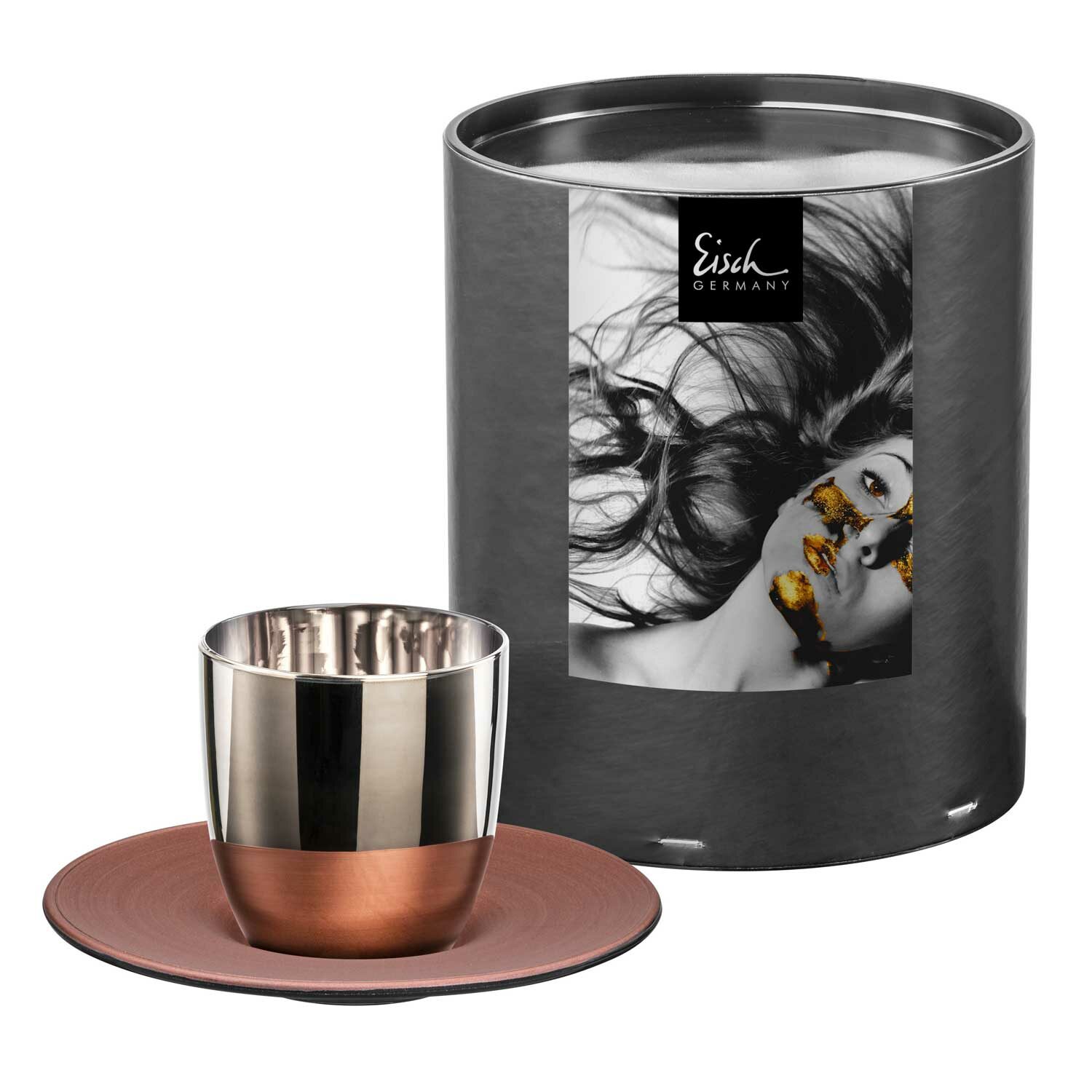 COSMO Collect espresso glass platinum-copper