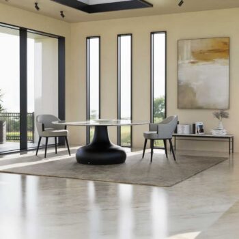 DORA dining table Carrara marble