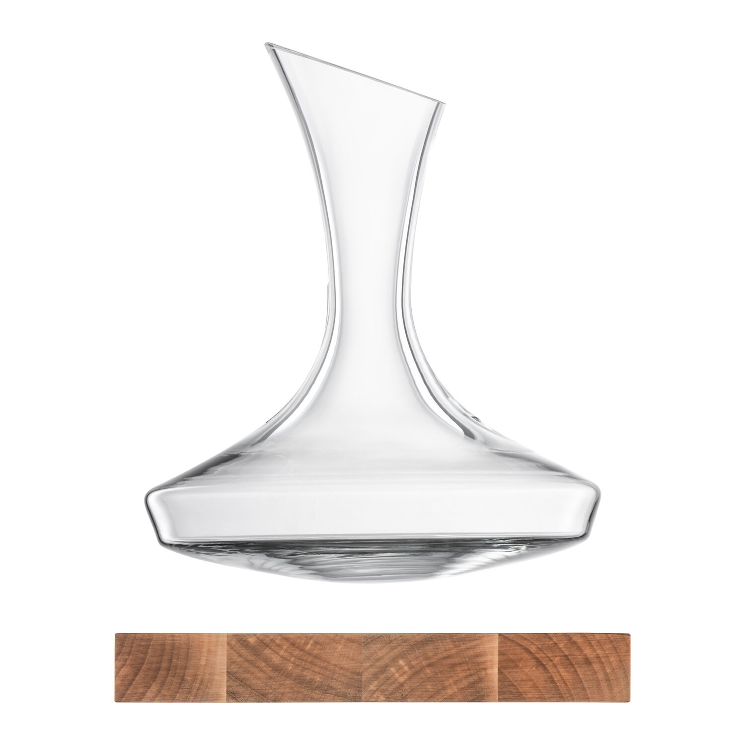 EDITION WOOD decanter on a wooden base
