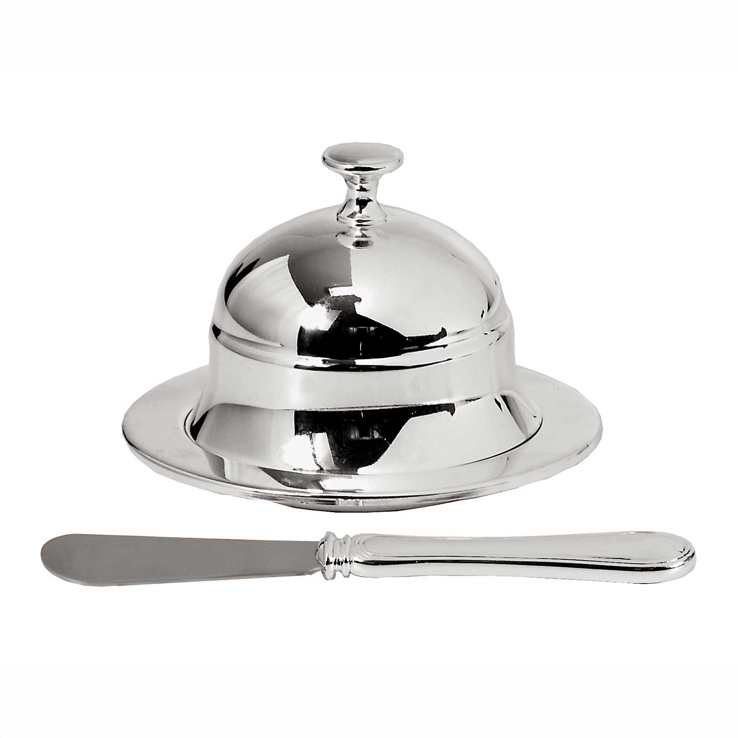 EPE butter dome silver plated (2 pieces) 2 EPE butter dome silver plated (2 pieces)