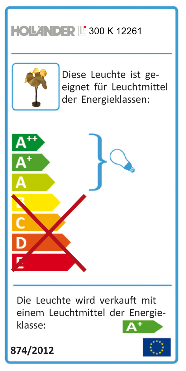 CONTROVERSIA table lamp gold 4-flames 6 CONTROVERSIA table lamp gold 4-flames