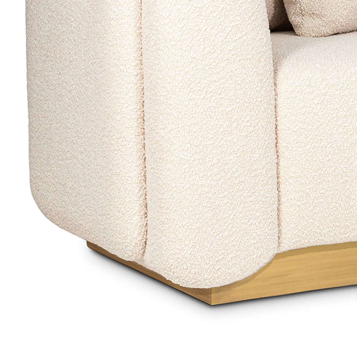 FOZ 3-Sitzer-Sofa Wolle creme