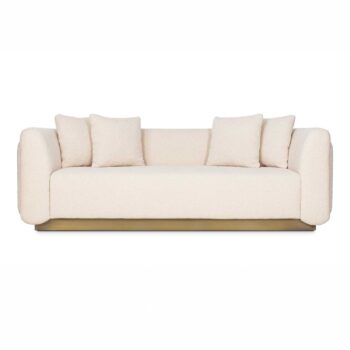 FOZ 3-Sitzer-Sofa Wolle creme