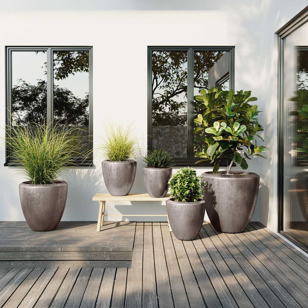 GRACIA planter  H 41 cm | D 41 cm
