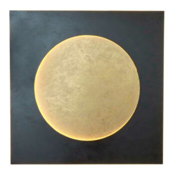 GRANDE SOLE wall lamp black-brown-gold D 80 cm