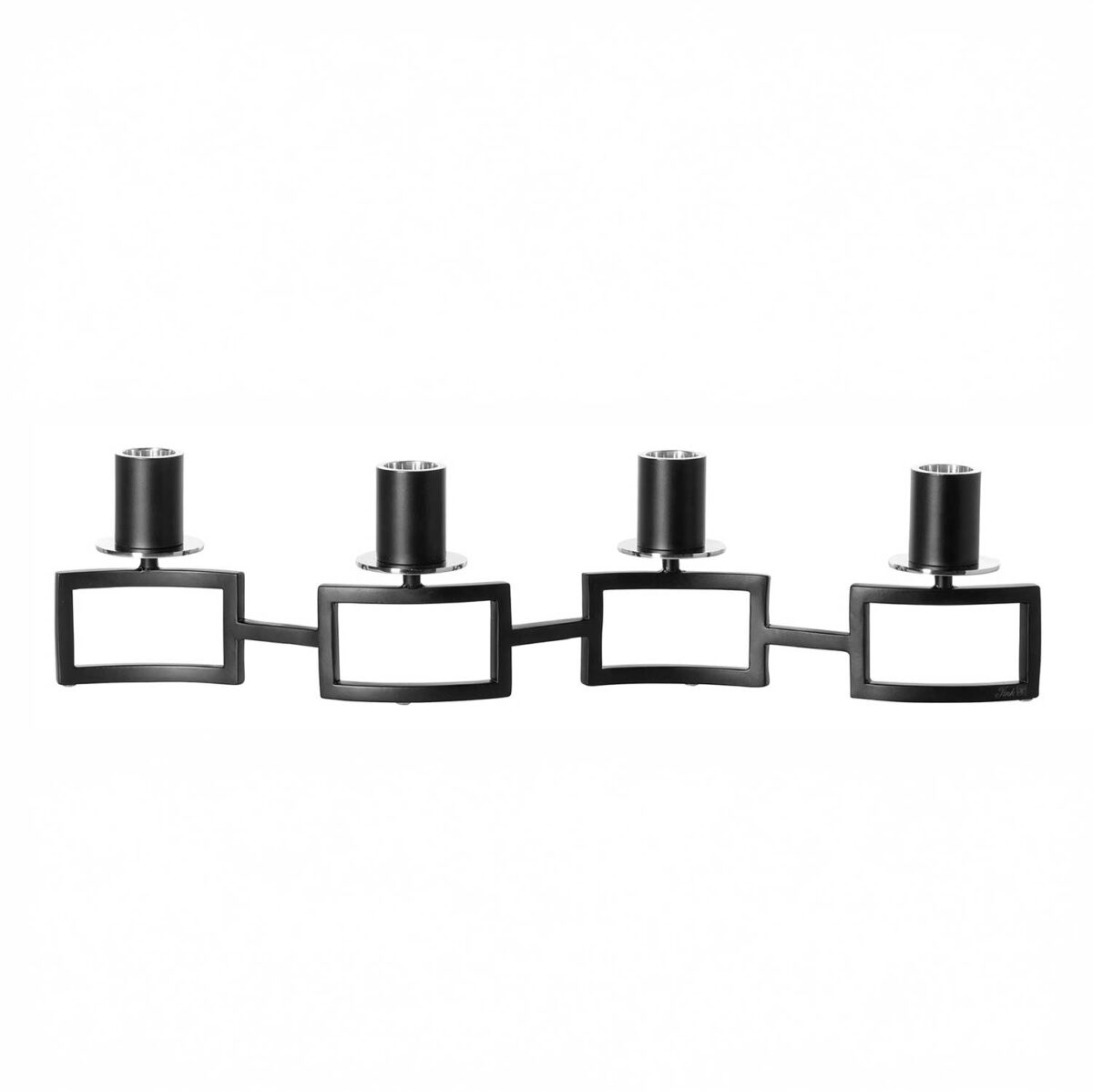 HOMMAGE candle holder black matt