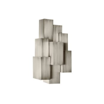 INSPIRING TREES wall light large aged brushed stainless steel