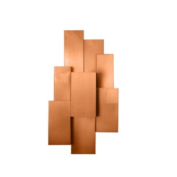 INSPIRING TREES wall light large brushed copper