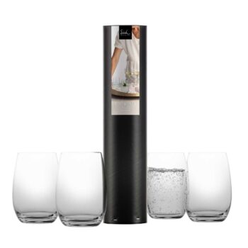 LIGHT 4 Kristallglas Becher grau