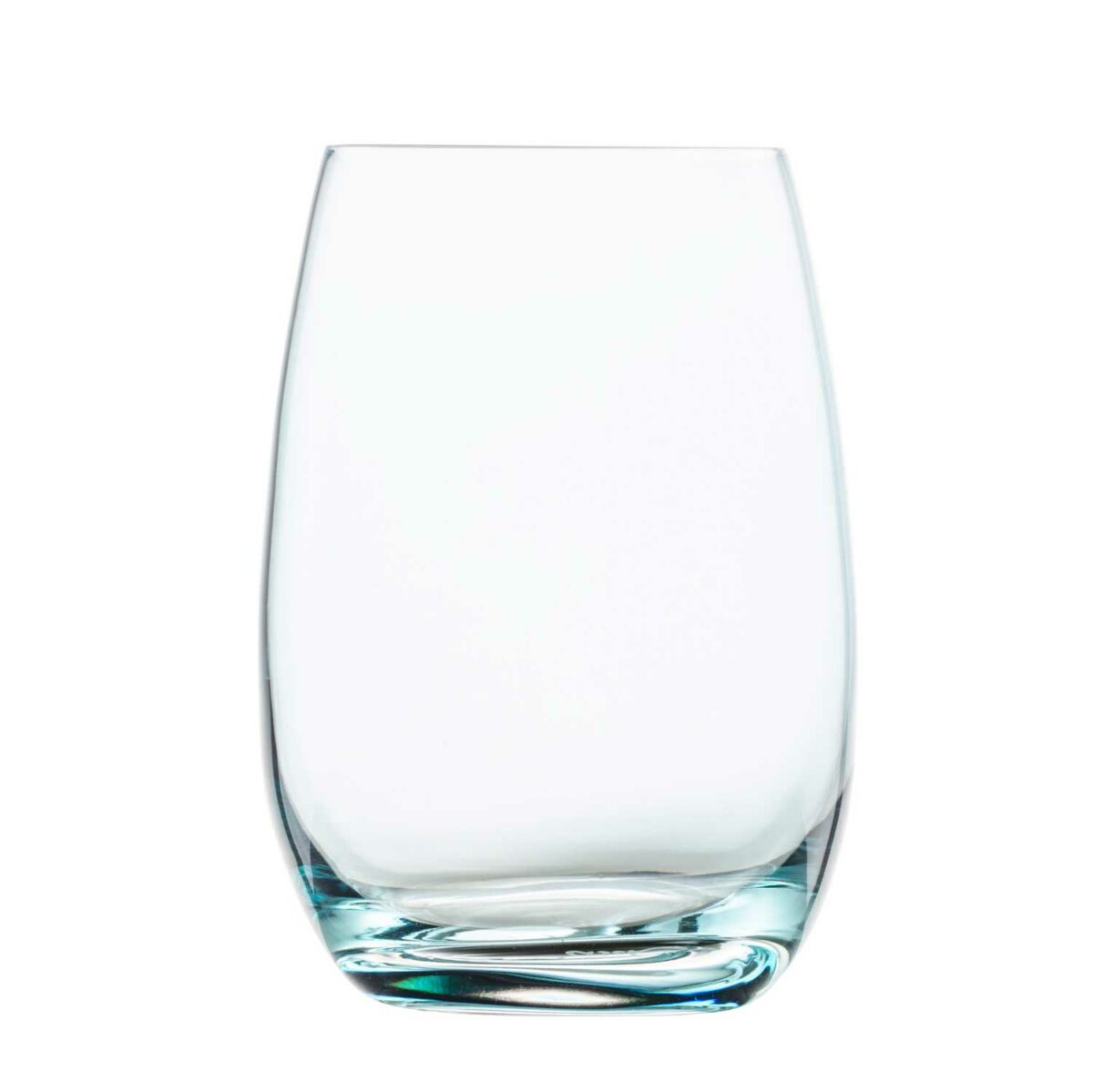 LIGHT 4 crystal glass tumblers aqua