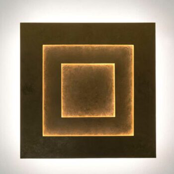 MASACCIO QUADRATO Wandleuchte gold 80 cm