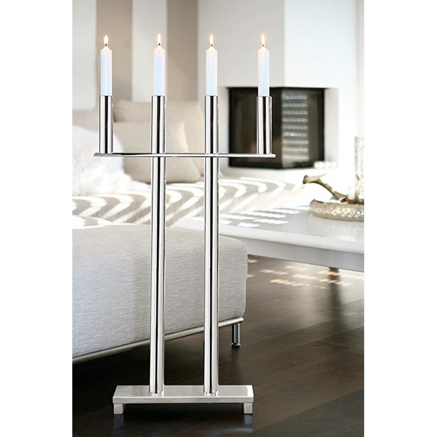 MEMPHIS floor candlestick with 4 flames