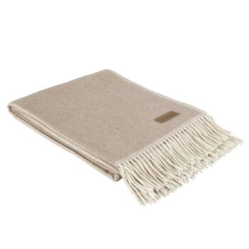 MIRA lattice cashmere plaids - beige