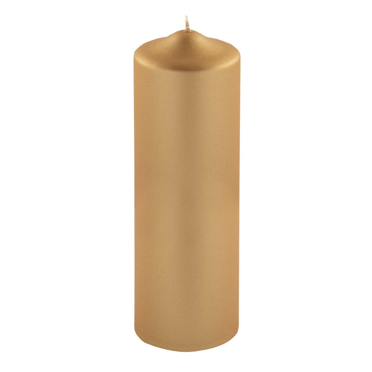 Altar candles metallic H 25 cm | D 8 cm (6 | 12 pieces)