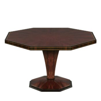 OCTAVIA mahogany dining table D 130 cm