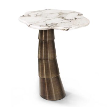 PALM Beistelltisch Calacatta Gold Marmor