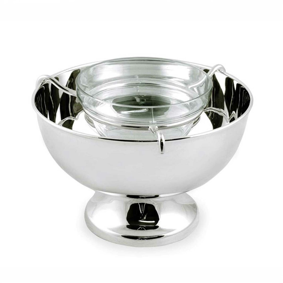 PALMA caviar bowl heavily silver-plated