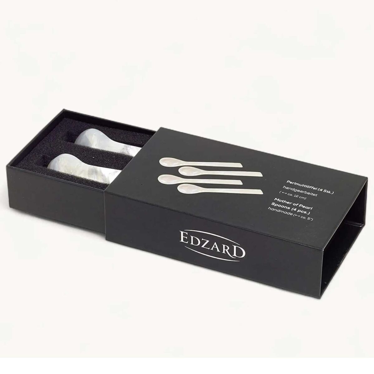MOTHER-OF-PEARL spoons square (set of 2)