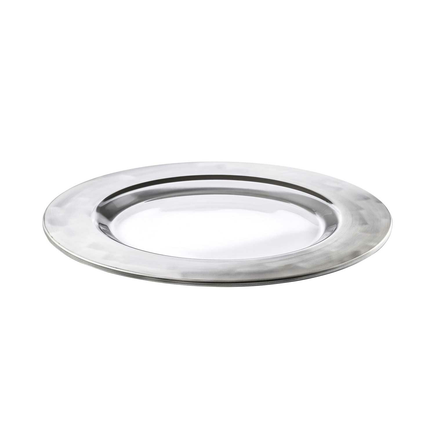 PURO crystal glass plate 28 cm with real silver
