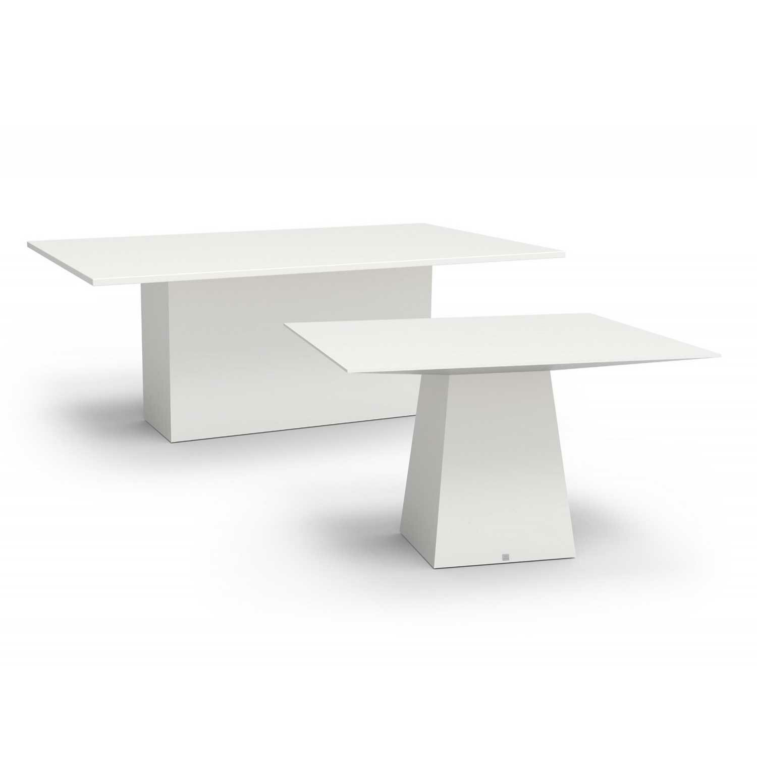 QUADRA dining table matt white