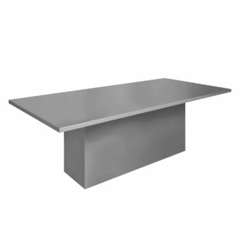 QUADRA dining table gray matt