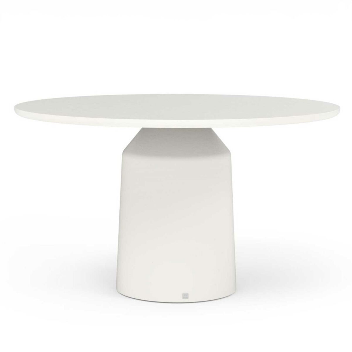 SIANA dining table matt white D 140 cm