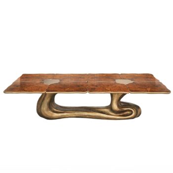 SIGMA dining table walnut root square | Ready to ship