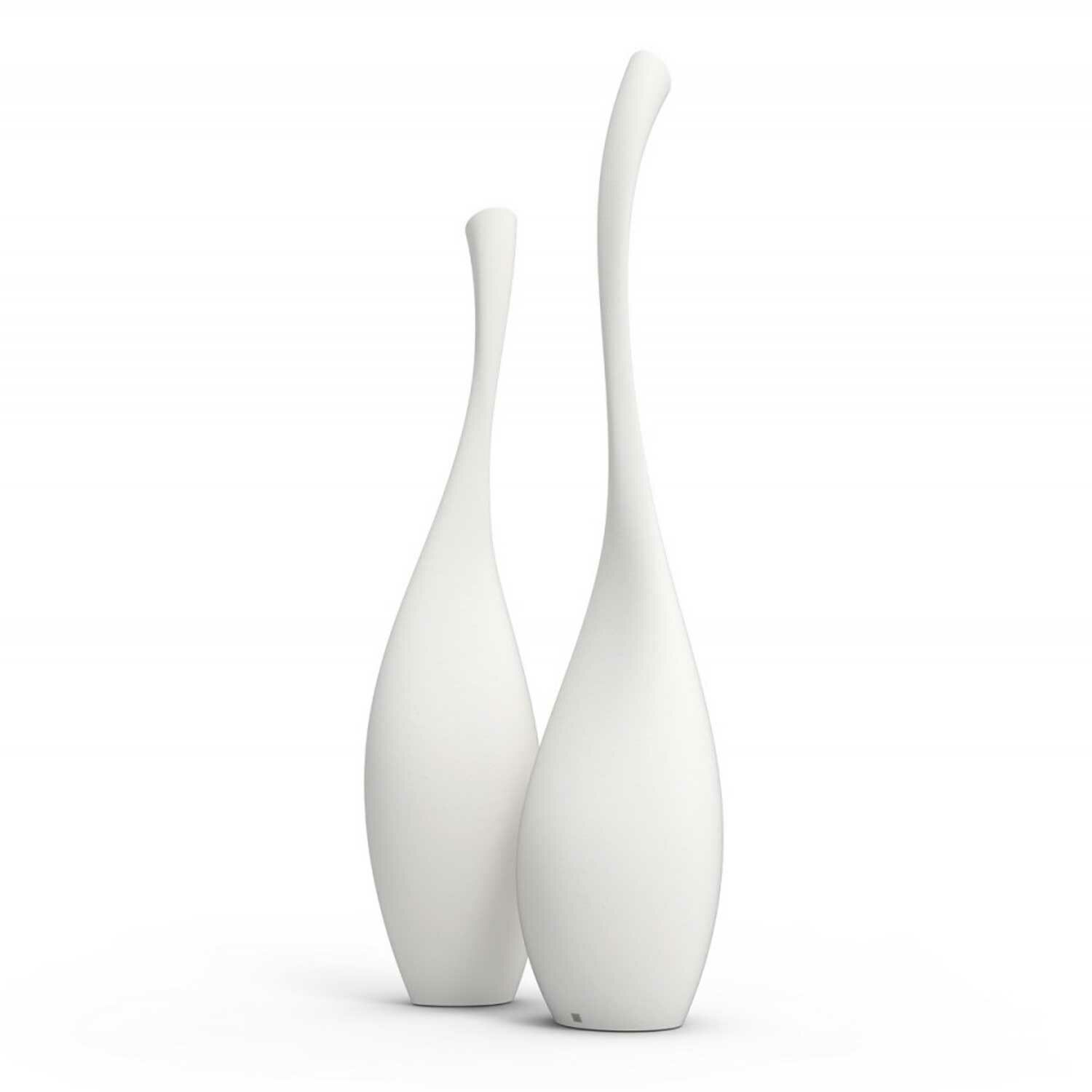 SOLITARY vase matt white