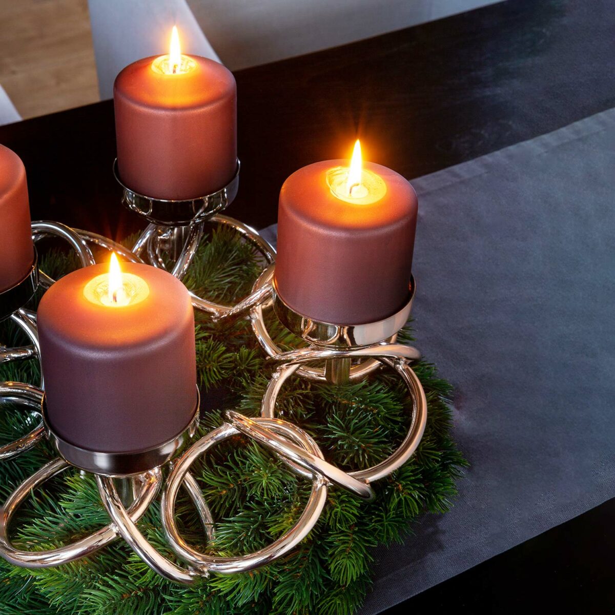 SONETTE candlestick wreath 33 cm