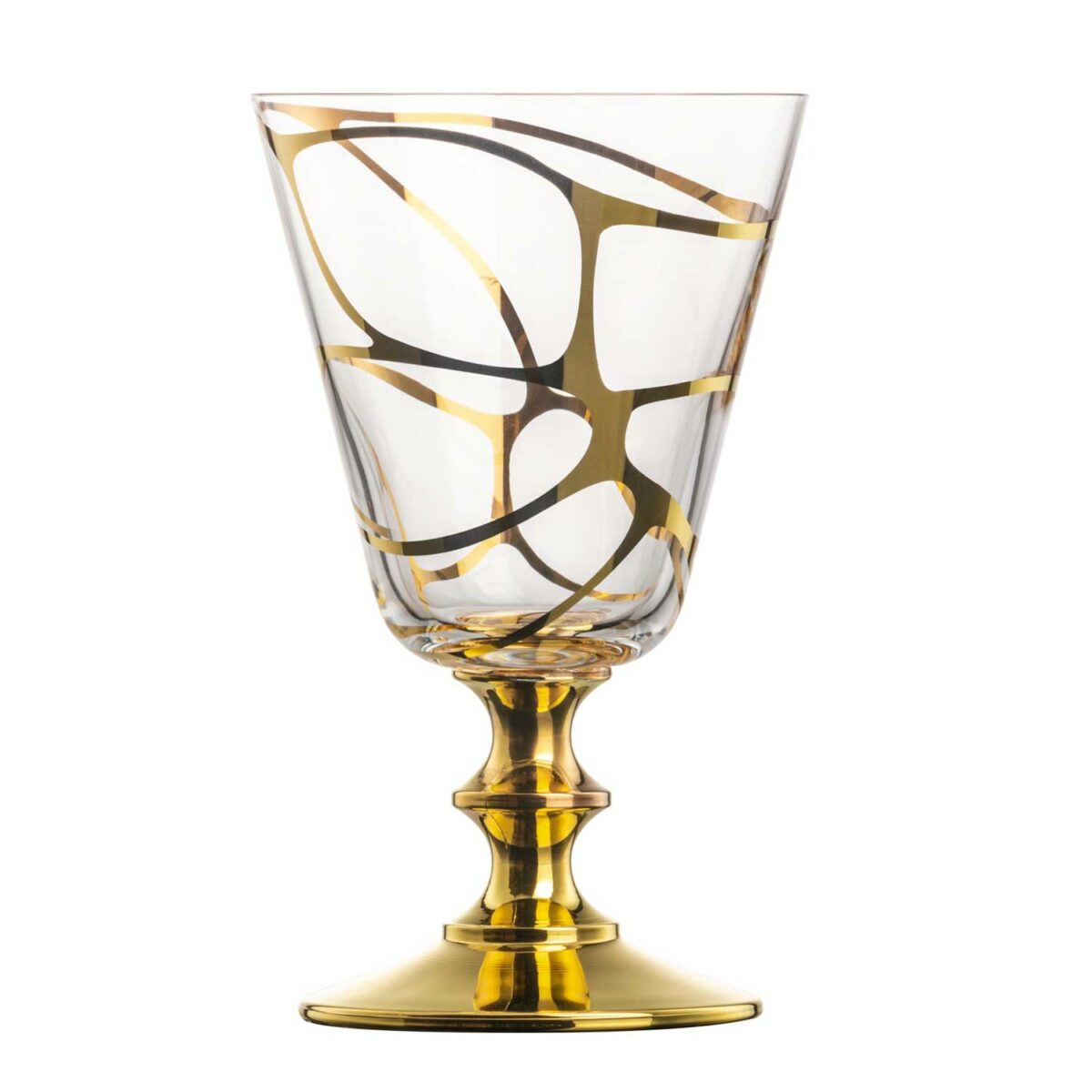STARGATE 2 red wine crystal glasses
