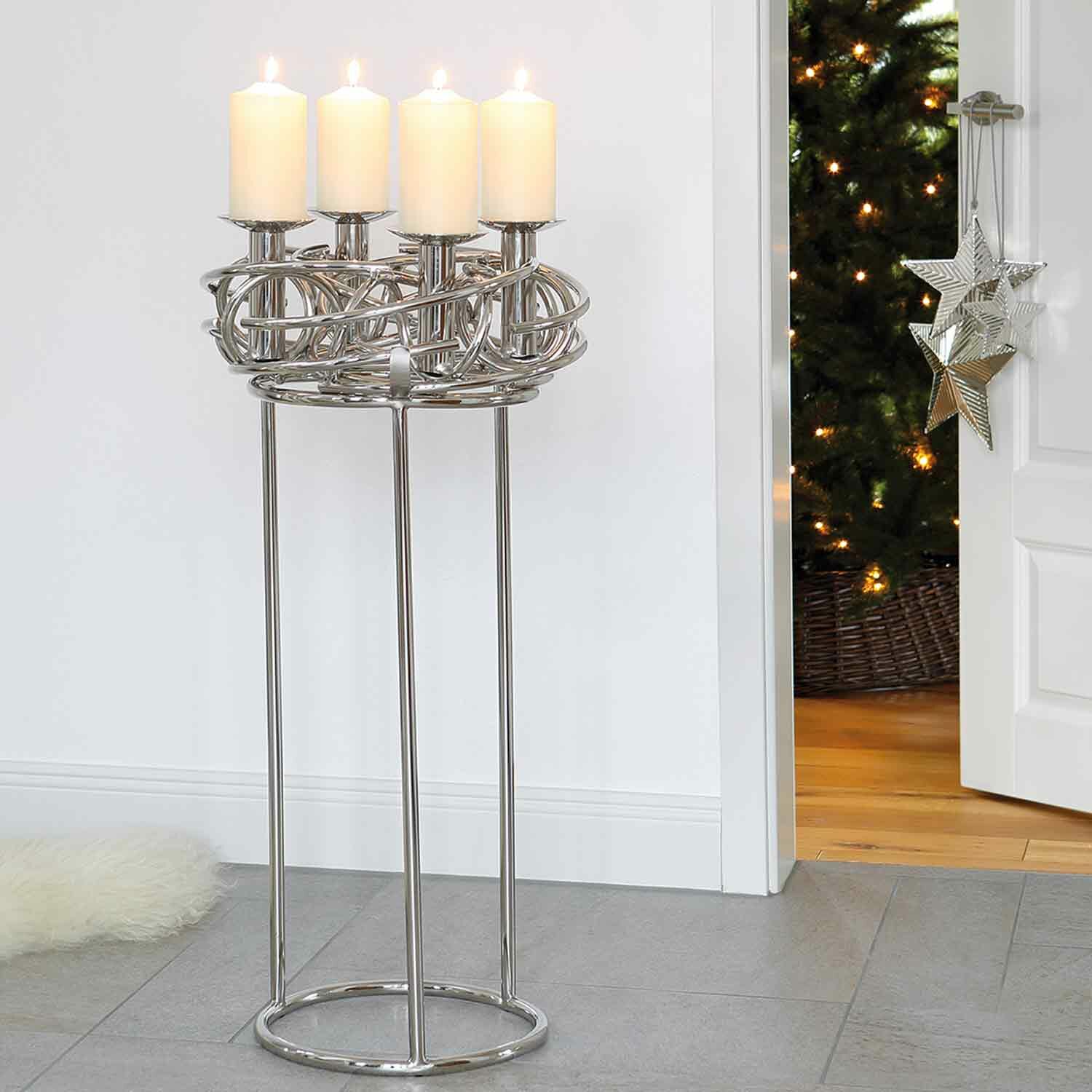 CORONA stand for candlestick wreath 40 cm
