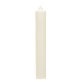 TITANIUM candles white lacquered 20 cm | 4 cm (12 pieces)