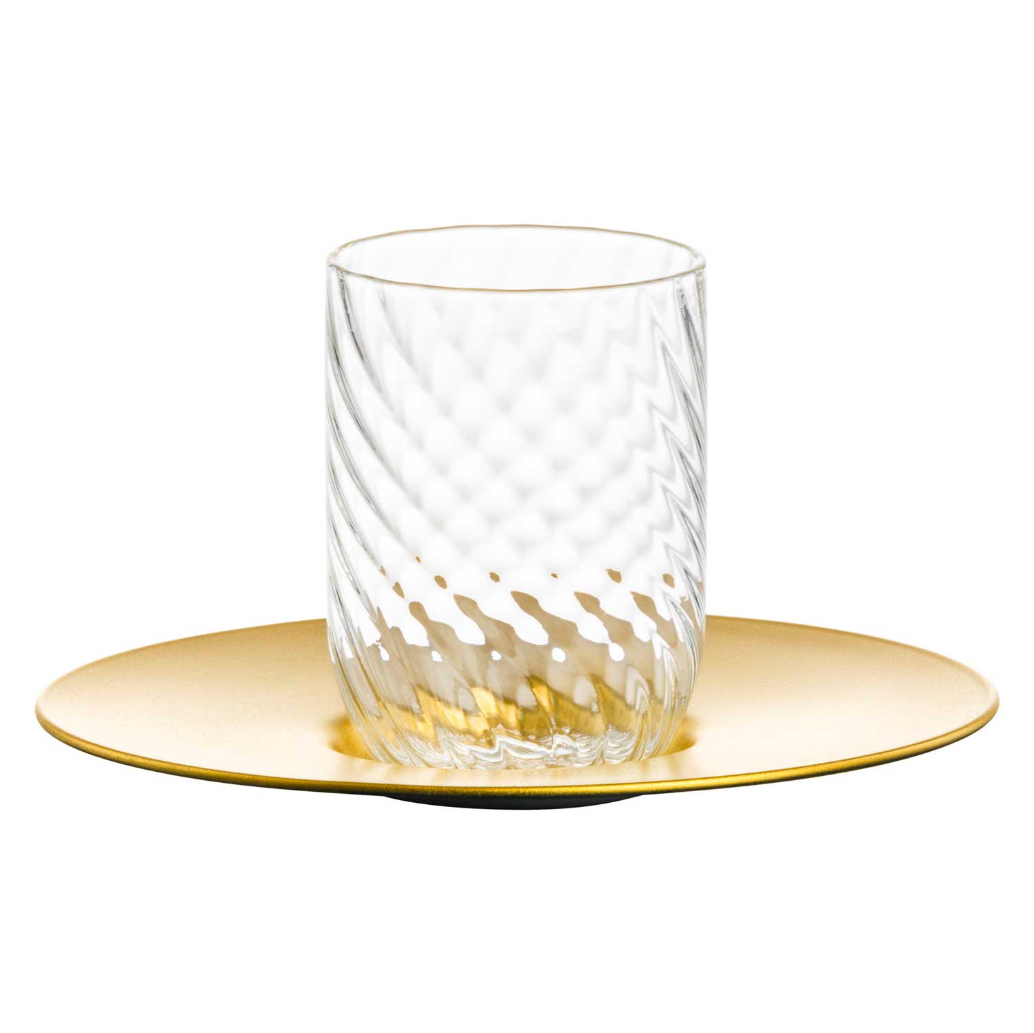 TWIST espresso glass gold 3 TWIST espresso glass gold