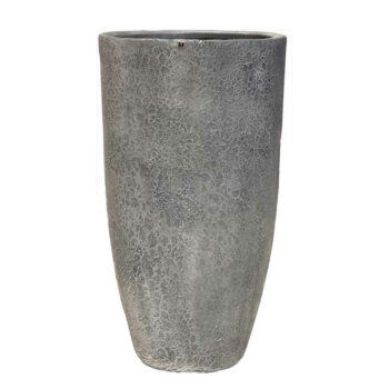 BEDROCK floor vase gray H 103 cm
