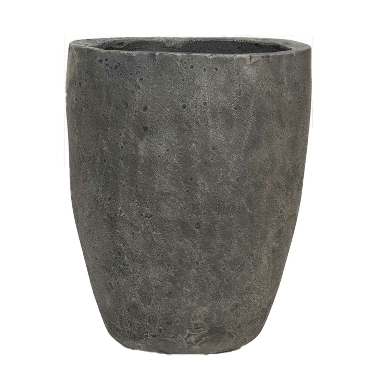 BEDROCK planter gray H 53 cm | D 44 cm