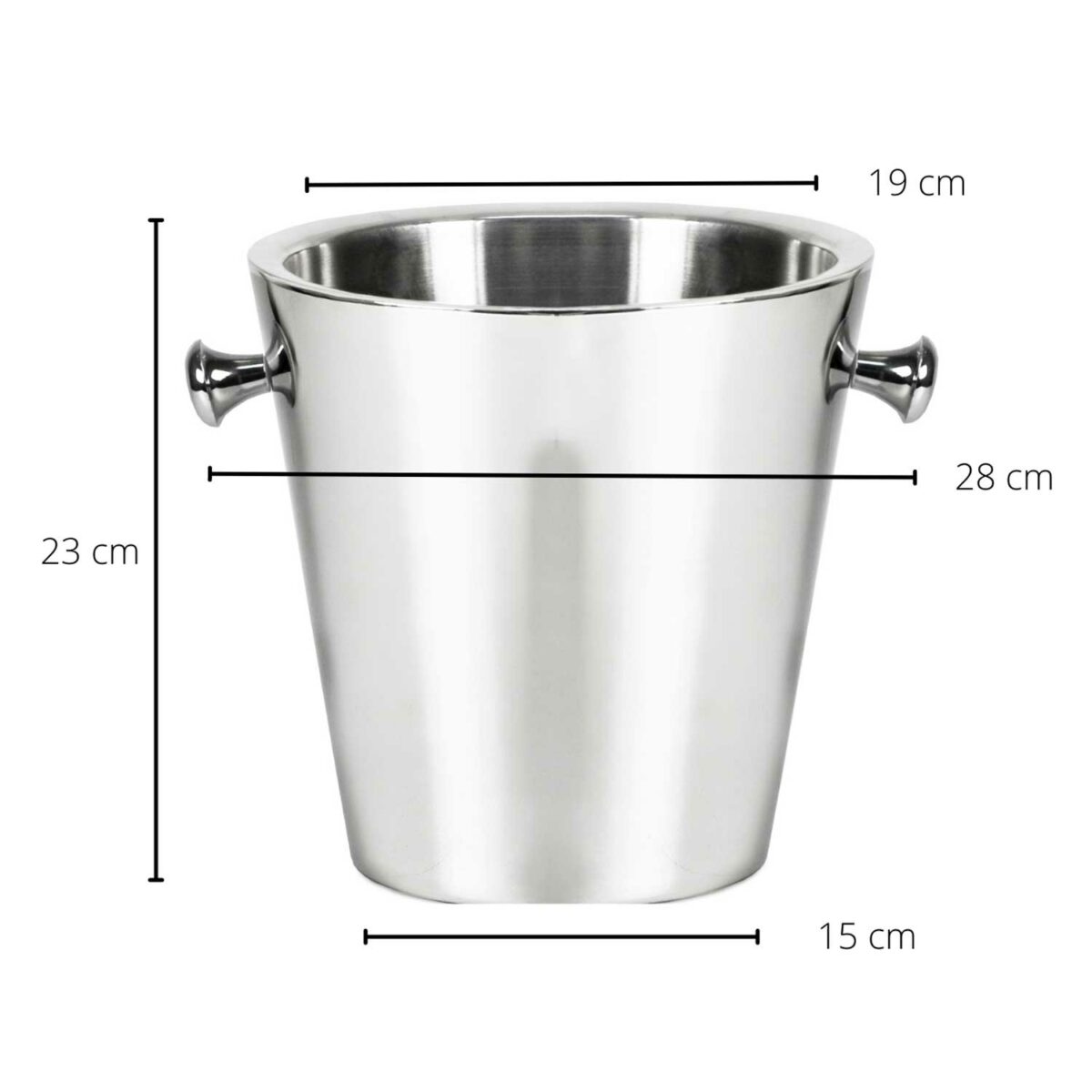 VALENCIA Champagne cooler with handles