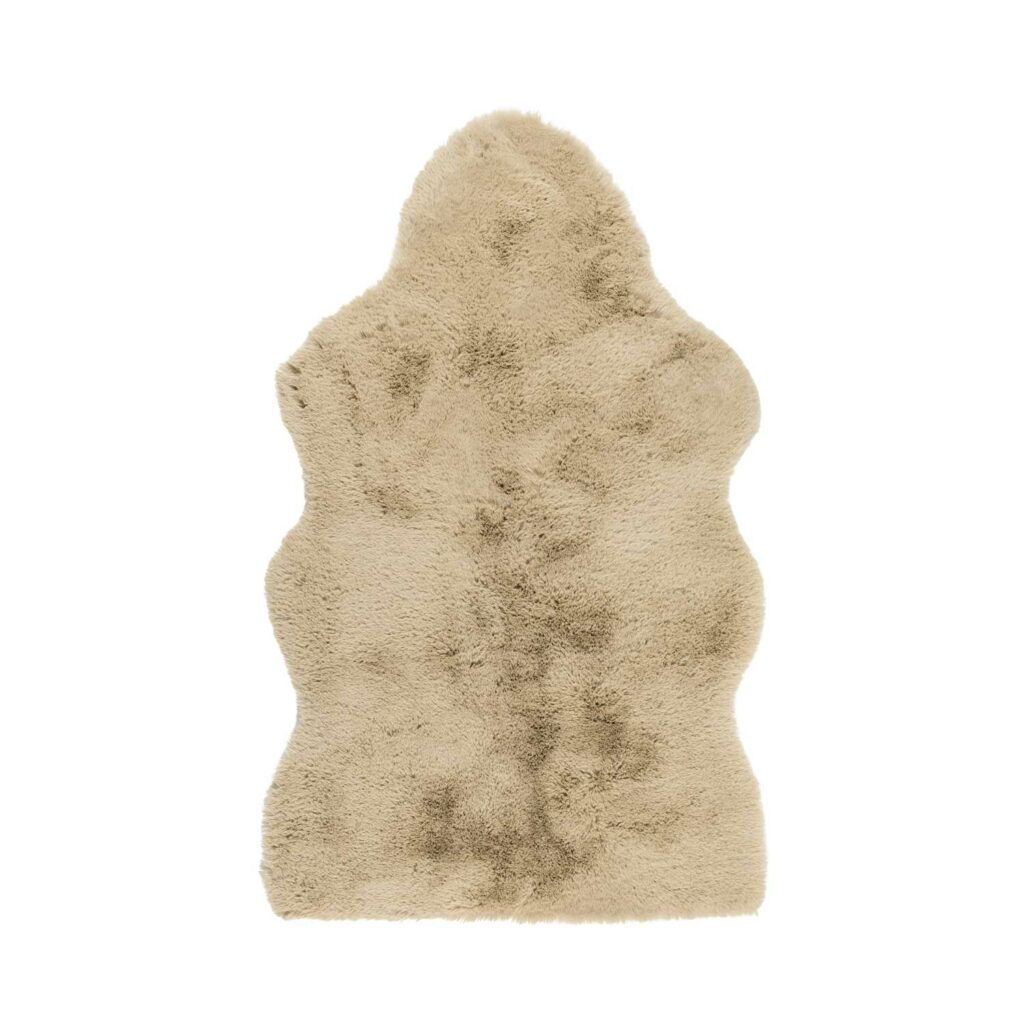 WOOLY Sheepskin sand faux fur