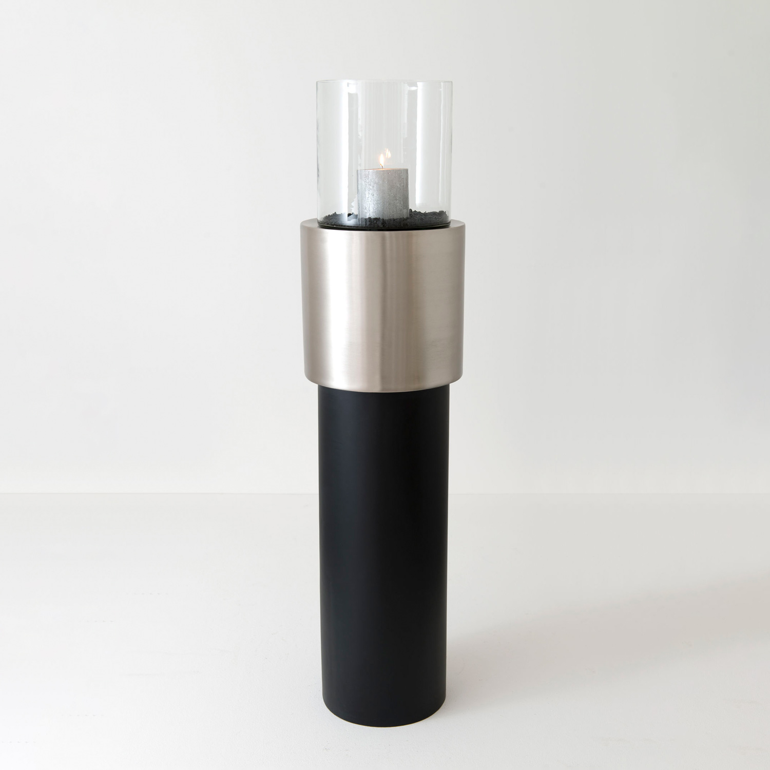 Lantern Column black-silver H 130 cm 2 Lantern Column black-silver H 130 cm